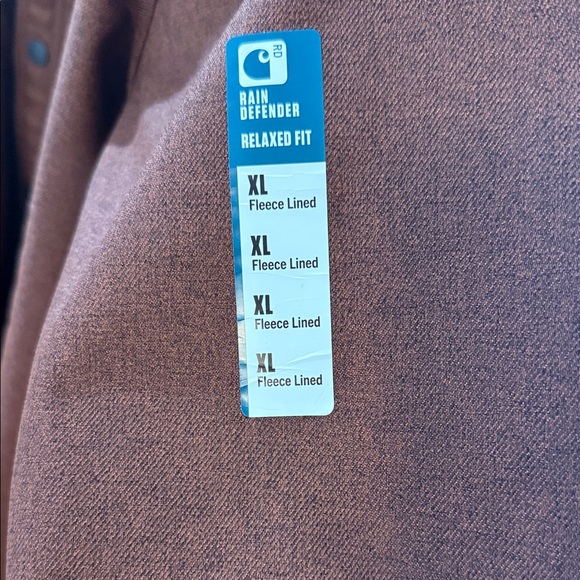 Carhartt Dark Rust Hooded Coat - Picture 6 of 8